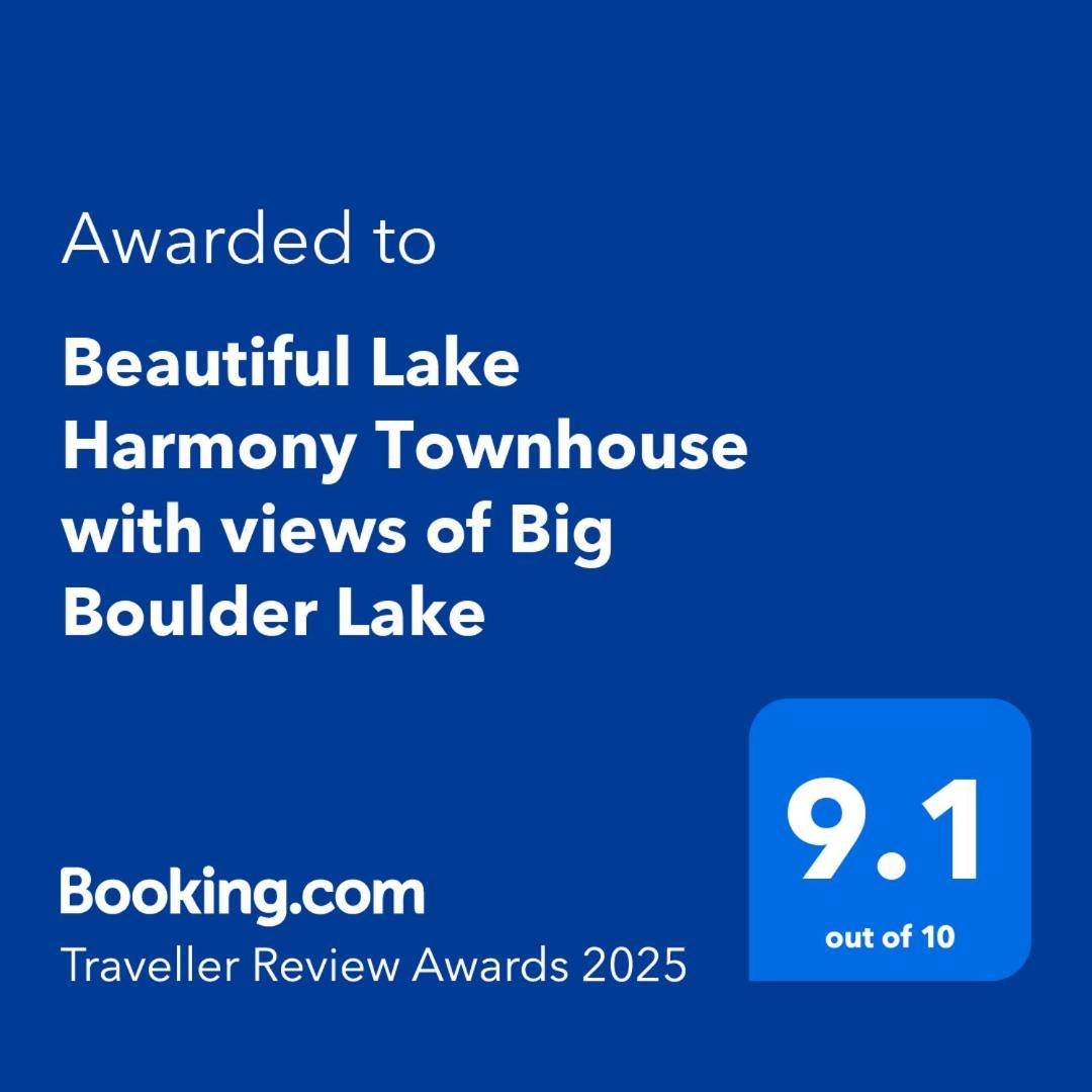 Beautiful Lake Harmony Townhouse At Big Boulder Lake And Ski Area 외부 사진